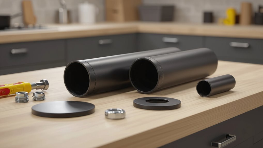 stove pipe assembly preparation