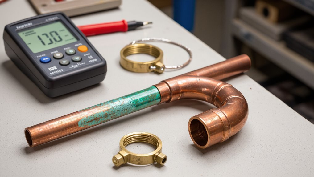stray currents cause copper corrosion