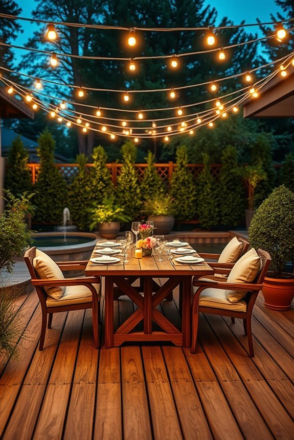 string lights create ambience