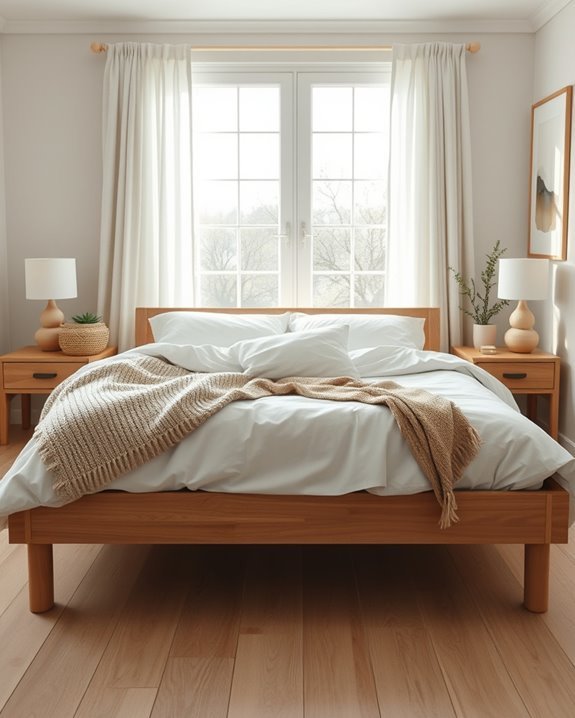 stylish and comfortable bed frame