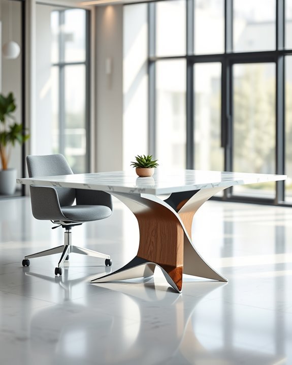 stylish and functional workspace