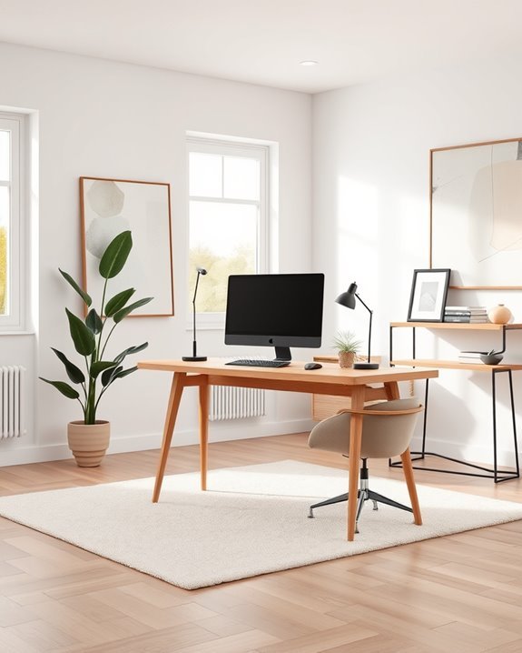 stylish and inspiring workspace