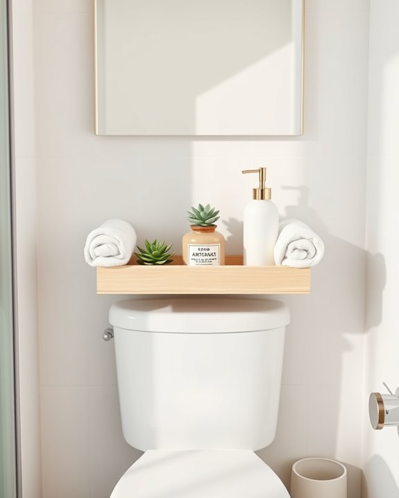 stylish and organized bathroom caddy