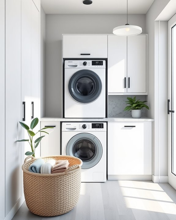 stylish and organized laundry
