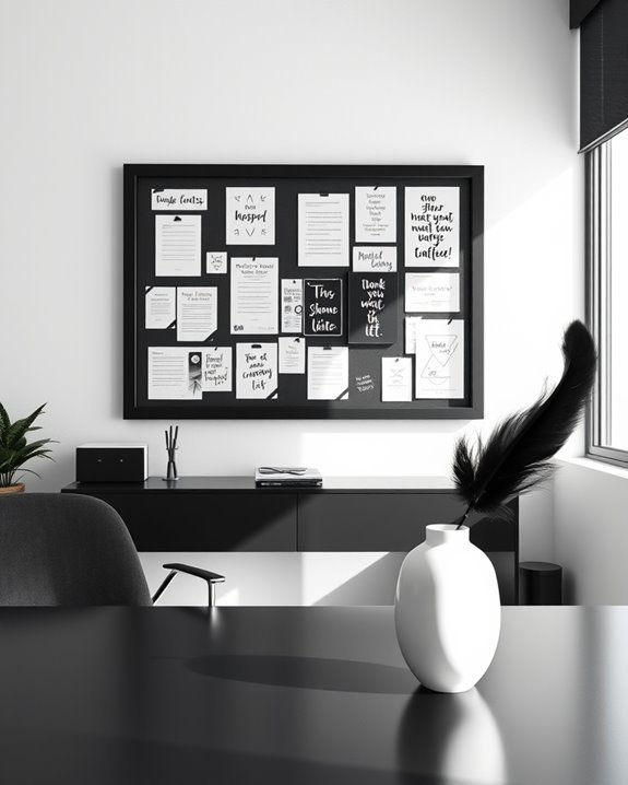 stylish and organized workspace