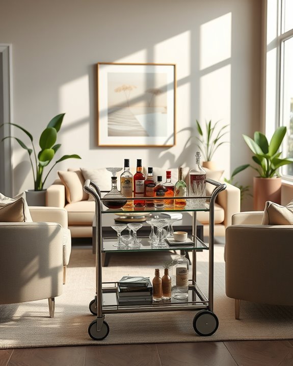 stylish bar cart essentials