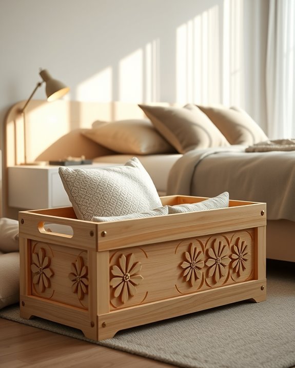 stylish bedside storage solution