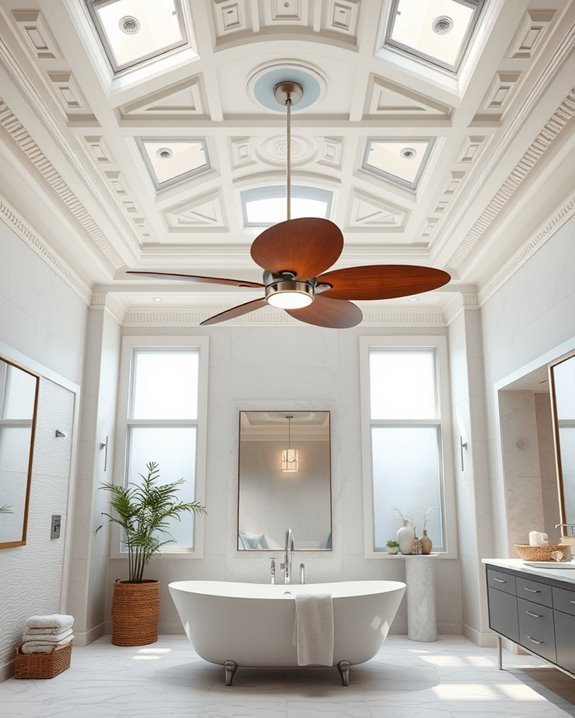 stylish ceiling fans enhance decor