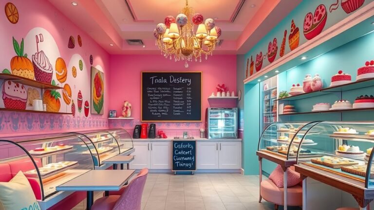 stylish dessert shop designs