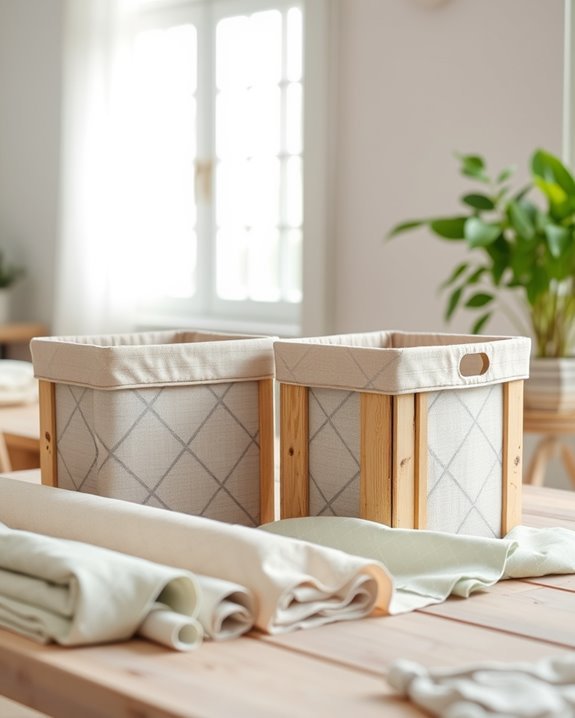 stylish diy storage bins