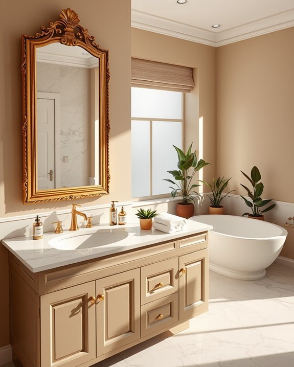 stylish dual sink vanities