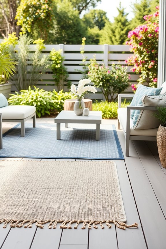 stylish durable outdoor rugs