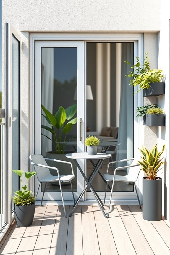 stylish energy efficient balcony doors