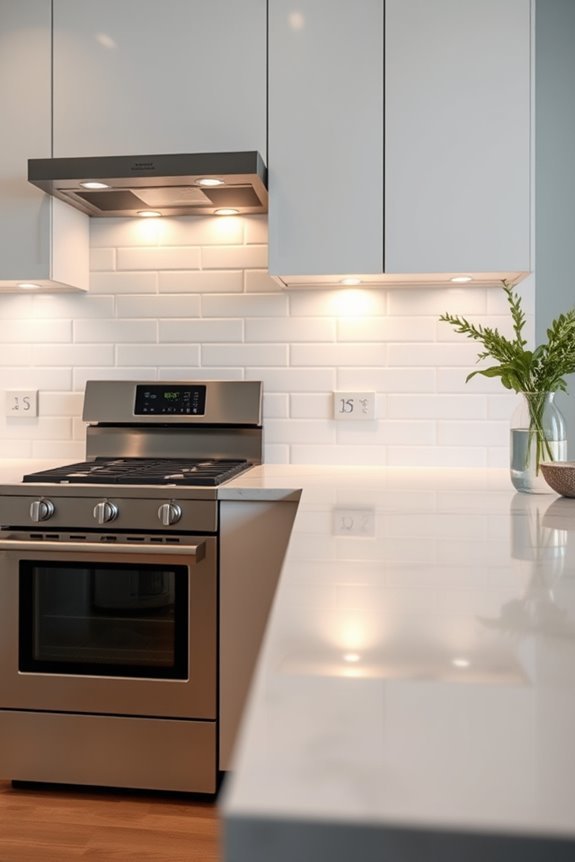 stylish energy efficient kitchen lighting