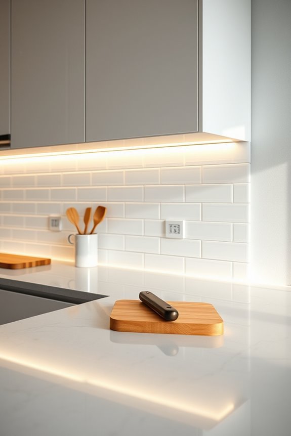 stylish energy efficient kitchen lighting
