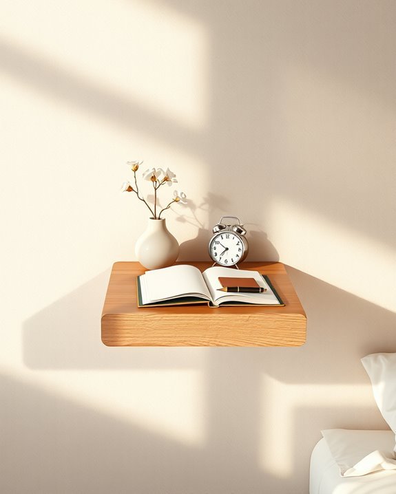 stylish floating nightstand decor