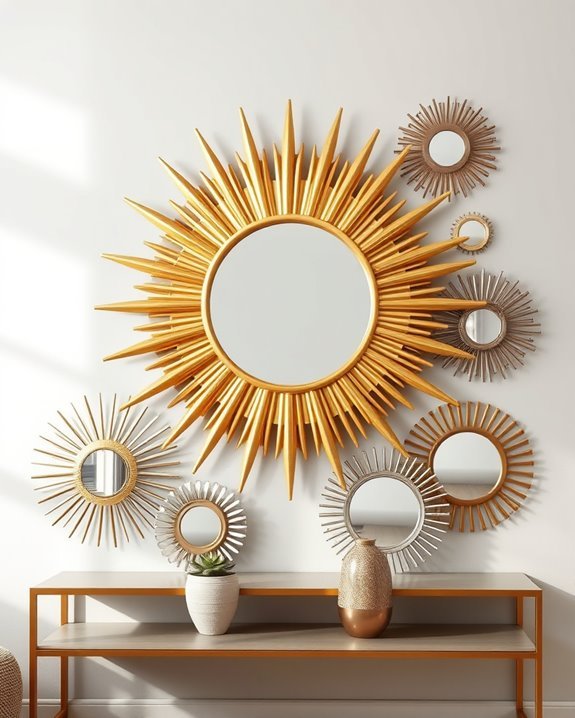 stylish focal point mirrors