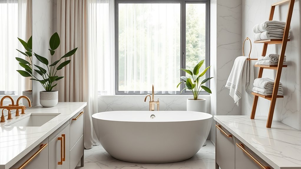 stylish functional bathroom decor