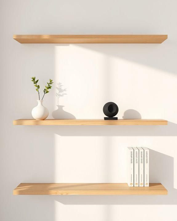 stylish functional corner shelves