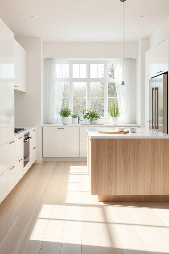 stylish functional scandinavian kitchen