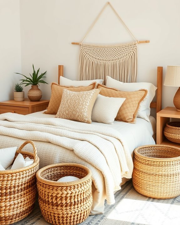 stylish functional woven storage