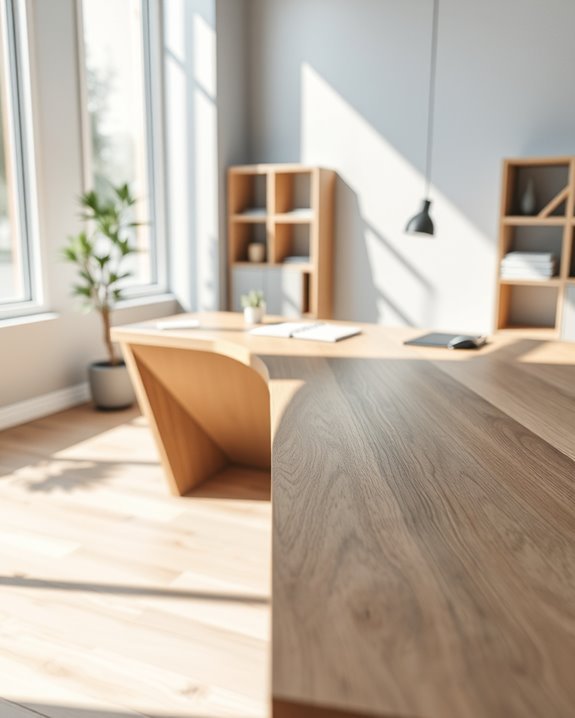 stylish geometric workspace transformation