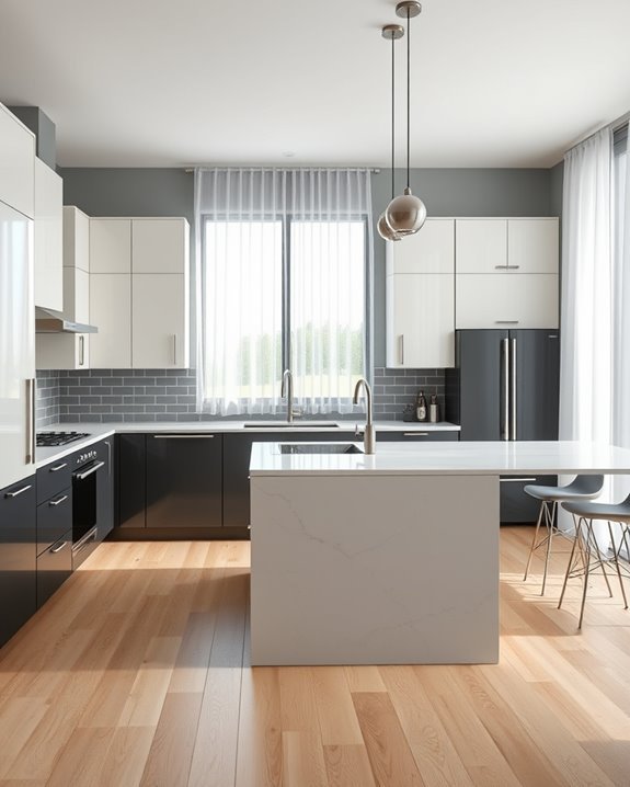 stylish inviting kitchen design