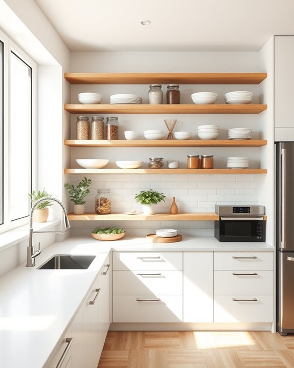 stylish open shelving ideas