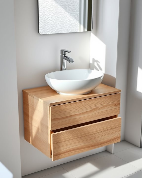stylish organized bathroom solution