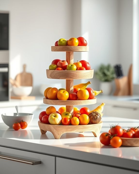 stylish organized produce display