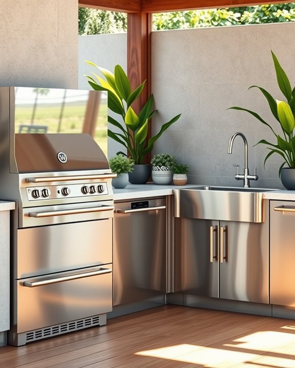 stylish outdoor cooking appliances
