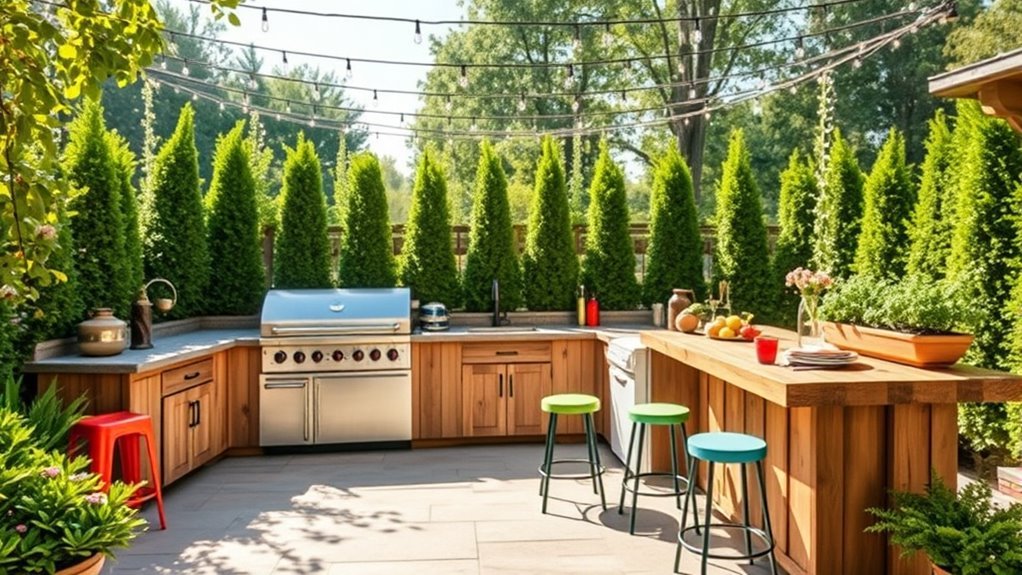 stylish outdoor kitchen inspiration