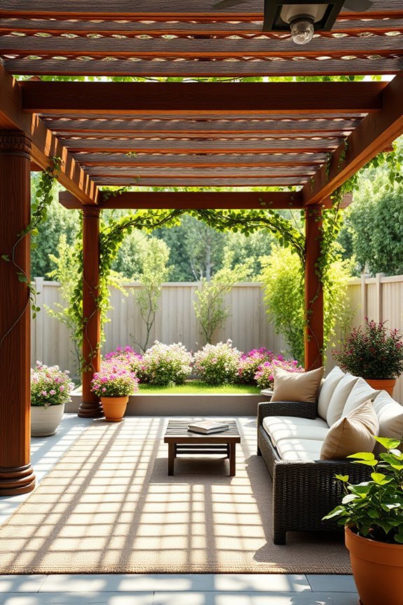 stylish outdoor pergola options