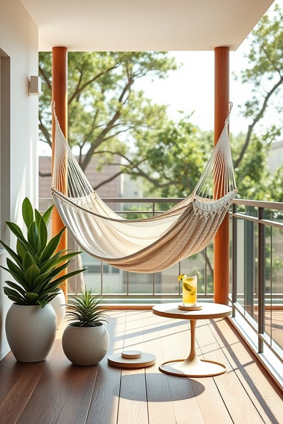stylish outdoor relaxation retreat