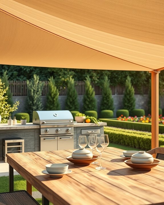 stylish outdoor sun protection