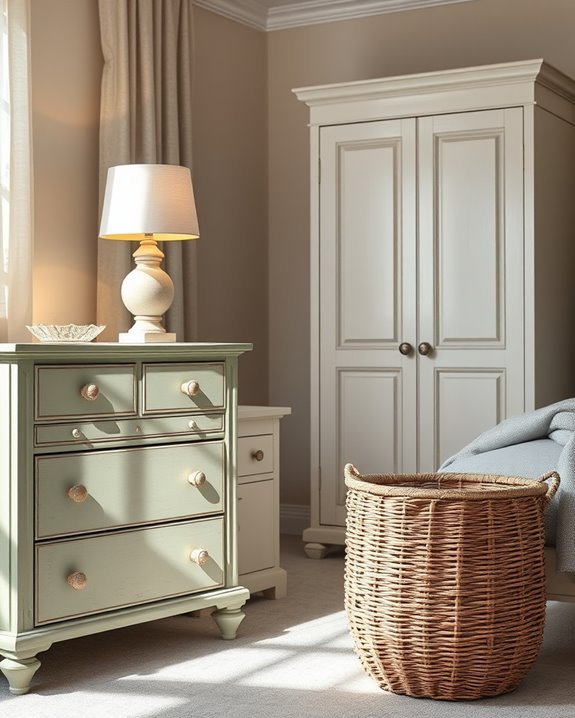 stylish painted storage solutions