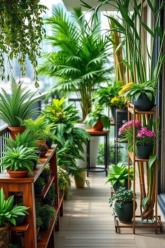 stylish plant stands enhance aesthetics