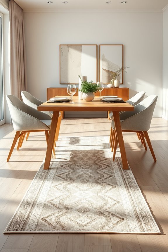 stylish runner rug aesthetics