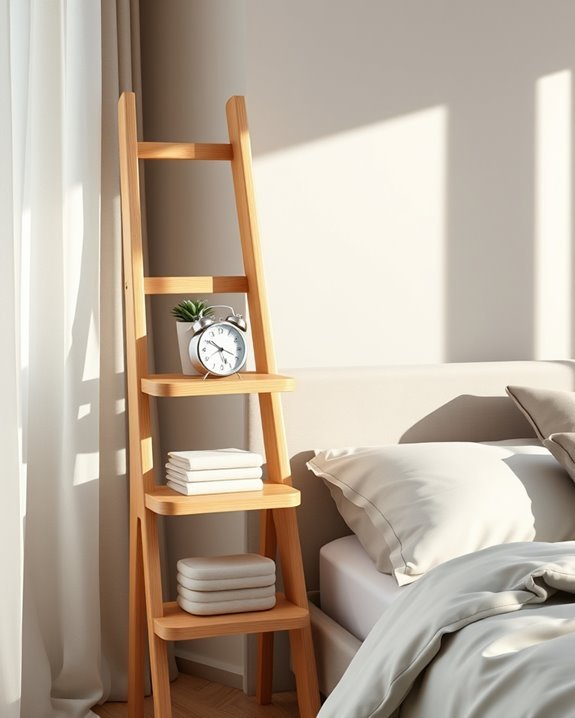 stylish space efficient bedside storage