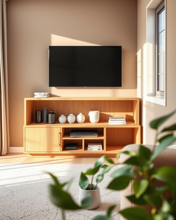 stylish space saving entertainment solution