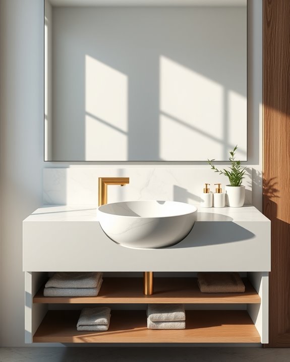 stylish space saving sink storage