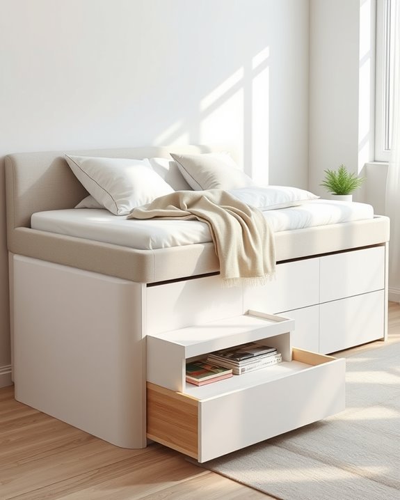 stylish space saving storage stairs