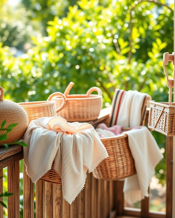 stylish storage for balconies