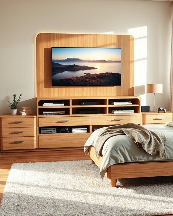 stylish storage for entertainment