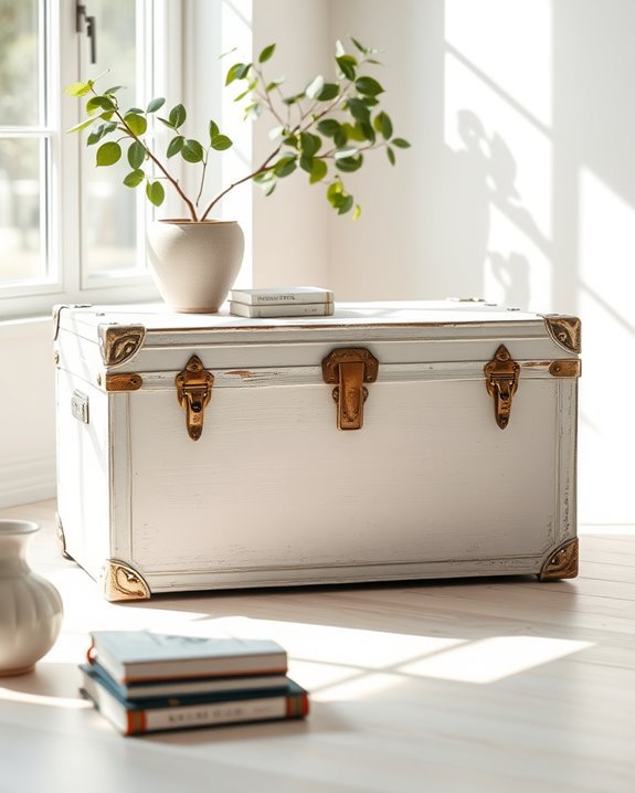 stylish trunk storage makeover