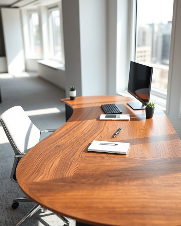 stylish u shaped desk efficiency