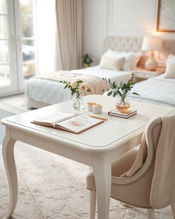 stylish workspace for planning