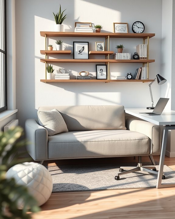 stylish workspace with organization
