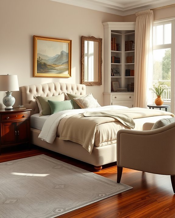 subtle color accents enhance elegance