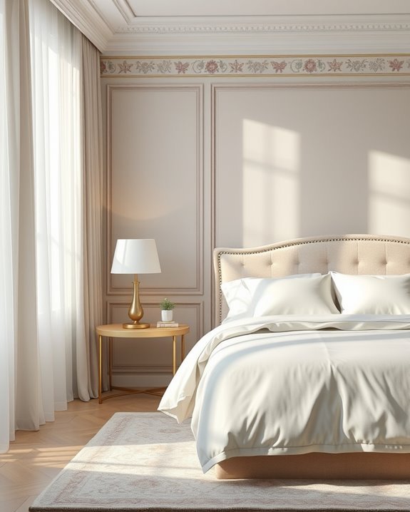 subtle wallpaper border framing